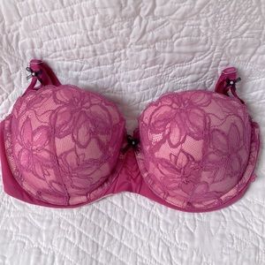Victoria’s Secret Lace Balconet Bra 34D NWT